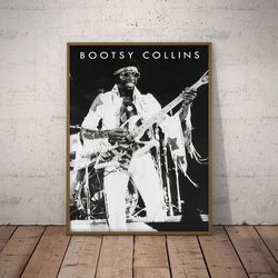 bootsy collins poster, bass master poster, music poster, punk music poster, guitarist poster, singer poster, wall art