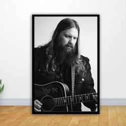 chris stapleton poster, melodic mastery poster, music poster, country music poster, singer poster, wall art, wall decor