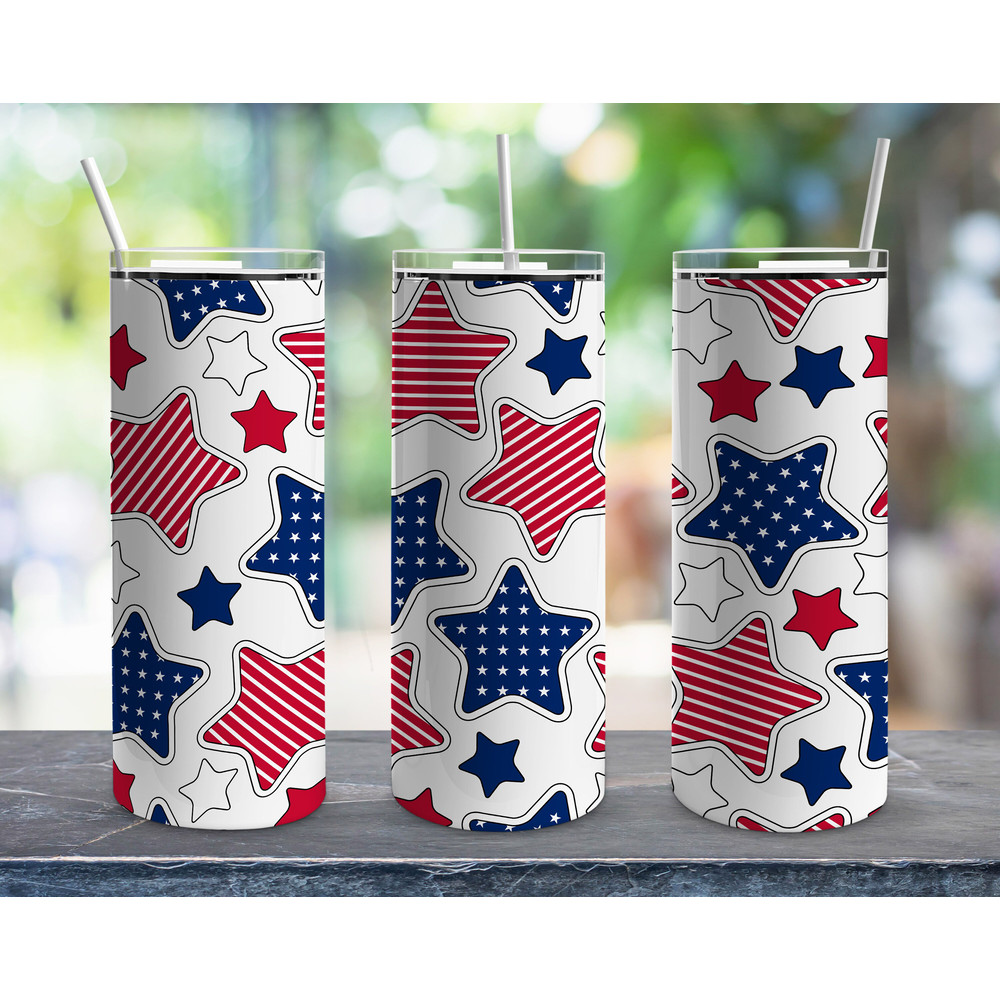 American Starsr Tumbler, American Starsr Skinny Tumbler.png