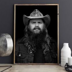 chris stapleton poster, stapleton strum poster, music poster, country music poster, singer poster, wall art, wall decor