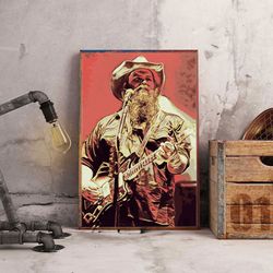 chris stapleton poster, vocal brilliance poster, music poster, country music poster, singer poster, wall art, wall decor