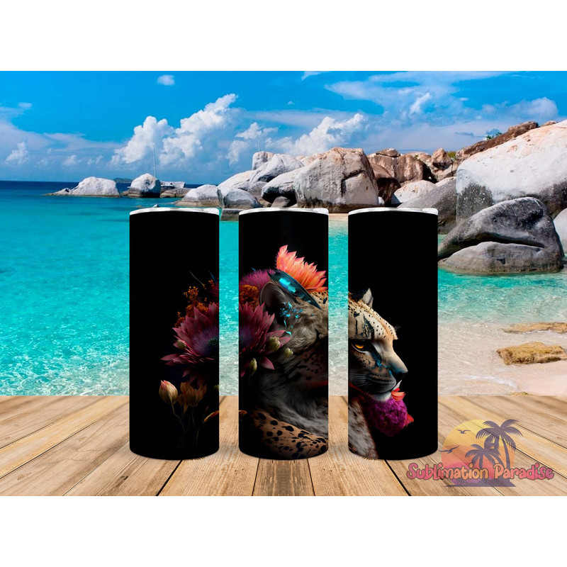 Panther and Flowers Tumbler,Panther and Flowers Skinny Tumbler,Awareness Tumbler.png