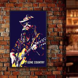 chris stapleton poster, roots revival poster, music poster, country music poster, singer poster, wall art, wall decor