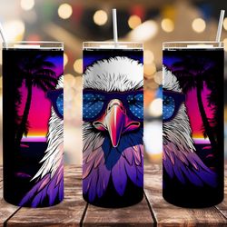 bald eagler tumbler, bald eagler skinny tumbler