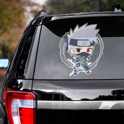 manga decal, naruto sticker, anime sticker, manga sticker, naruto decal, anime decal, hatake kakashi decal