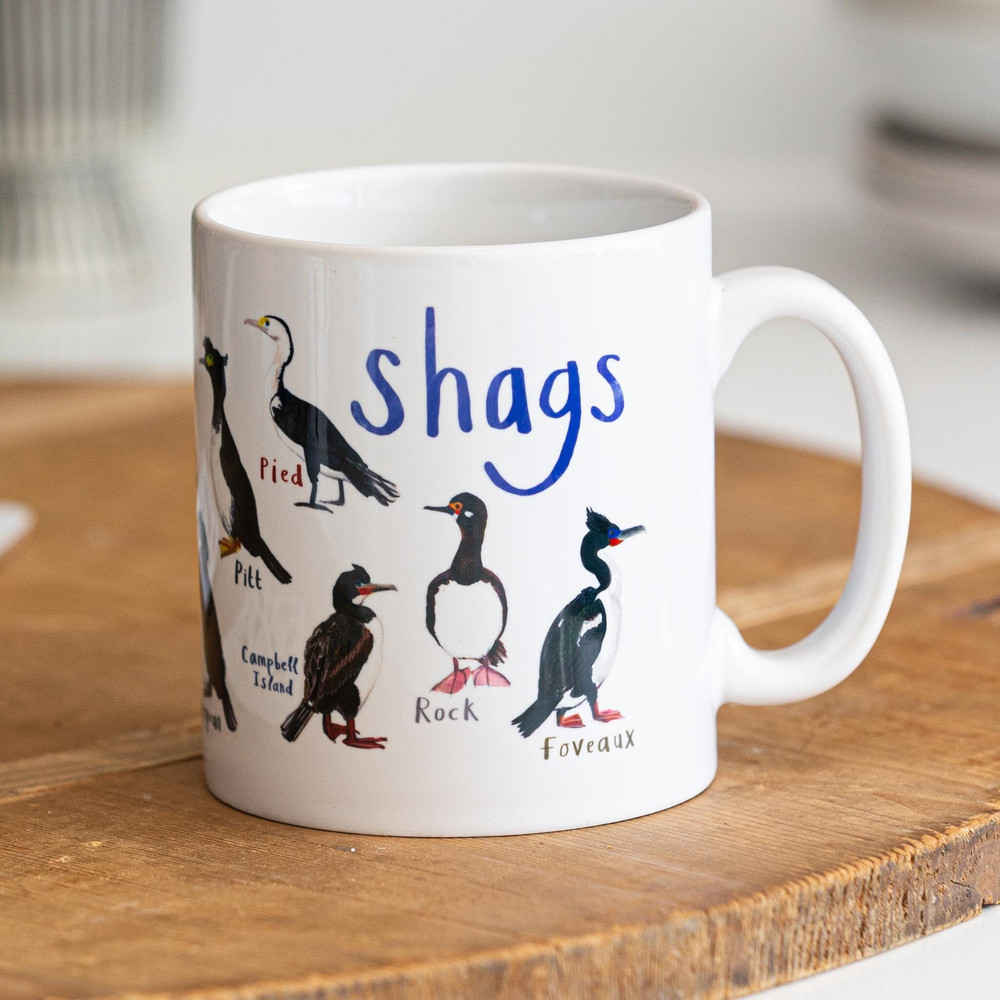 Set of 4 Ceramic Bird Pun Mugs - Floaters Honkers Hooters Shags - 6.jpg