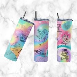 positive believe affirmations tumbler, positive believe tumbler, positive believe skinny tumbler