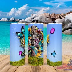 ready ship butterfly tumbler,ready ship butterfly skinny tumbler,awareness tumbler