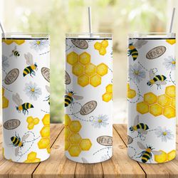 bee honeyr tumbler, bee honeyr skinny tumbler