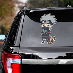 anime sticker, naruto sticker, manga sticker, naruto decal, anime decal, manga decal, hatake kakashi decal