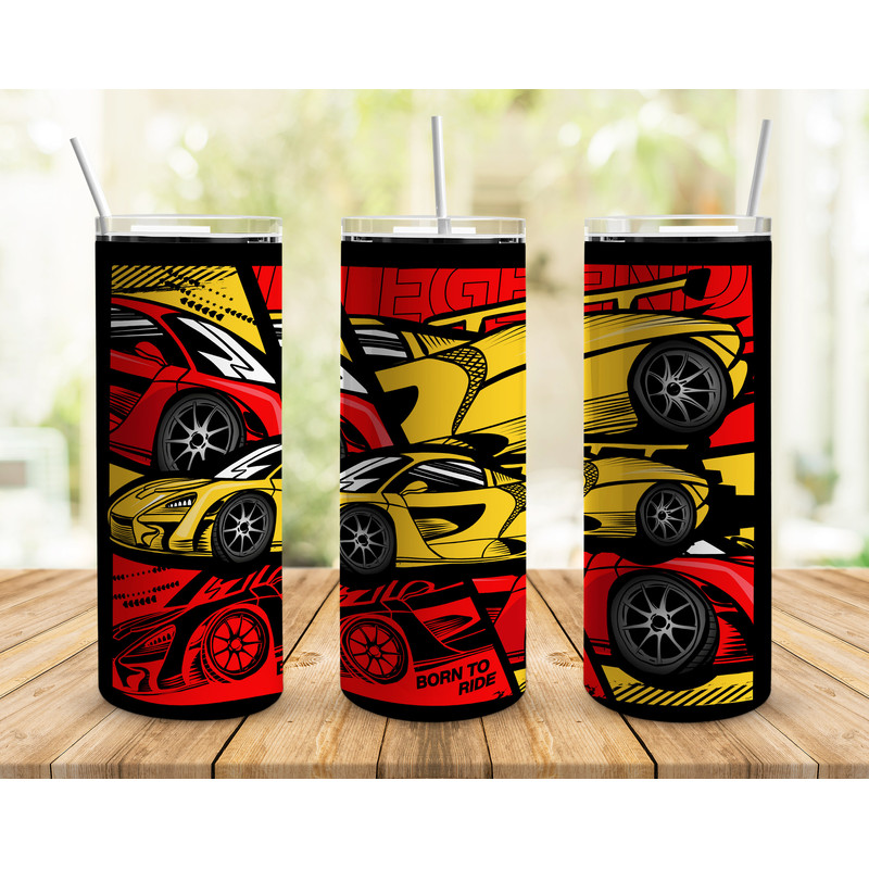 Born To Ride Sports Carr Tumbler, Born To Ride Sports Carr Skinny Tumbler.png