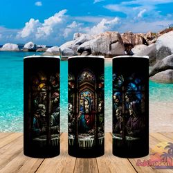 the last supper ai generated tumbler,the last supper ai generated skinny tumbler,awareness tumbler