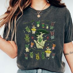 comfort color zelda korok shirt,lineart korok shirt, tri force shirt, hylian shirt, korok zelda plant shirt, flora of h