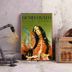 demi lovato poster, demi's impact poster, music poster, pop music poster, singer poster, wall art, wall decor, prints
