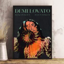demi lovato poster, ethereal voice poster, music poster, pop music poster, singer poster, wall art, wall decor, prints