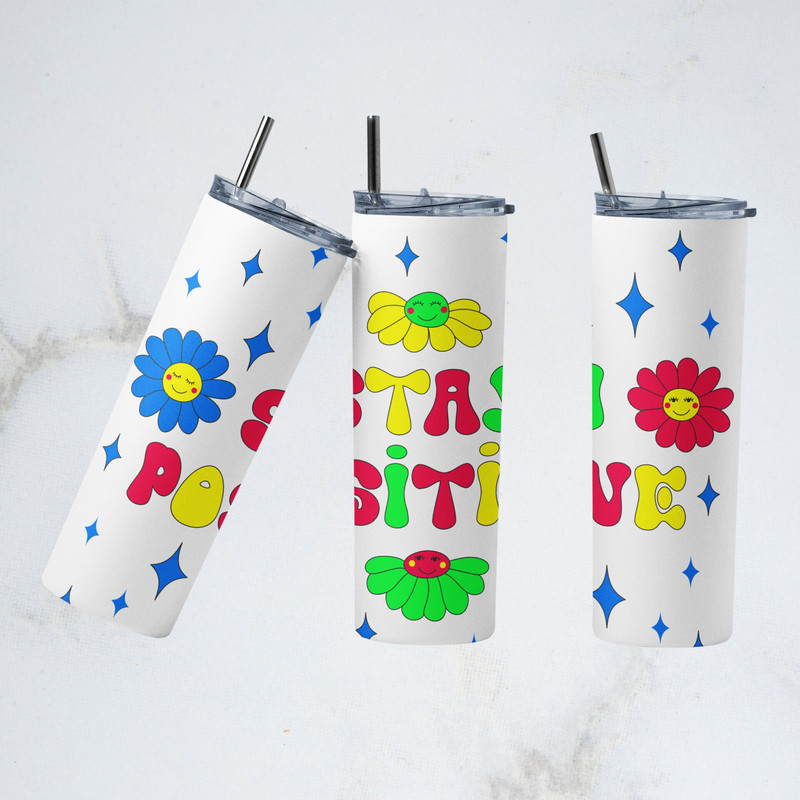 Retro Smile Face 20 oz Skinny Tumbler PNG Sublimation Design Digital Download-3.jpg