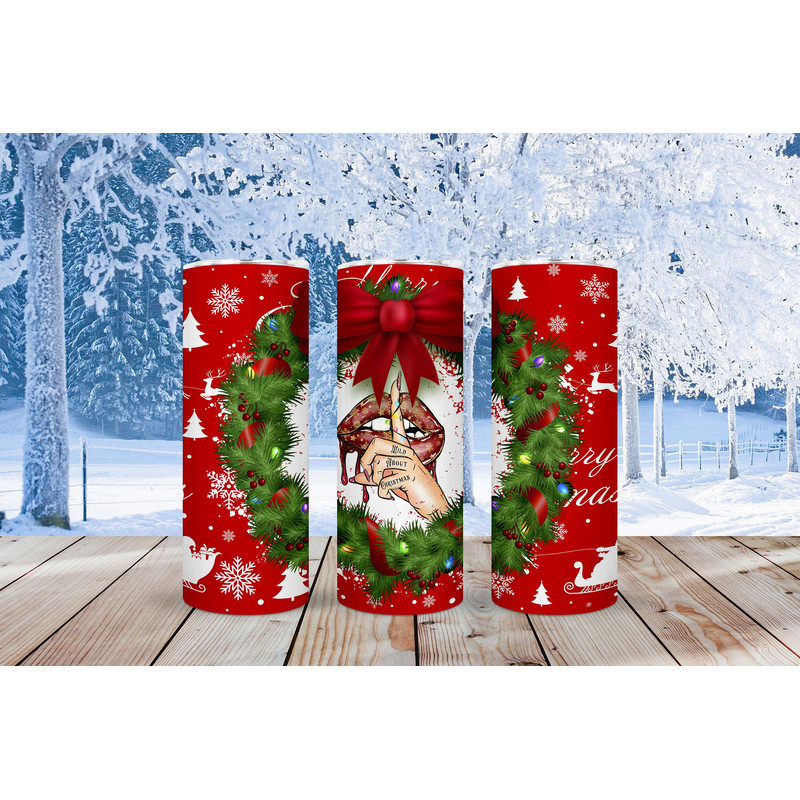 Wild About Christmas Tumbler,Wild About Christmas Skinny Tumbler,Awareness Tumbler.png