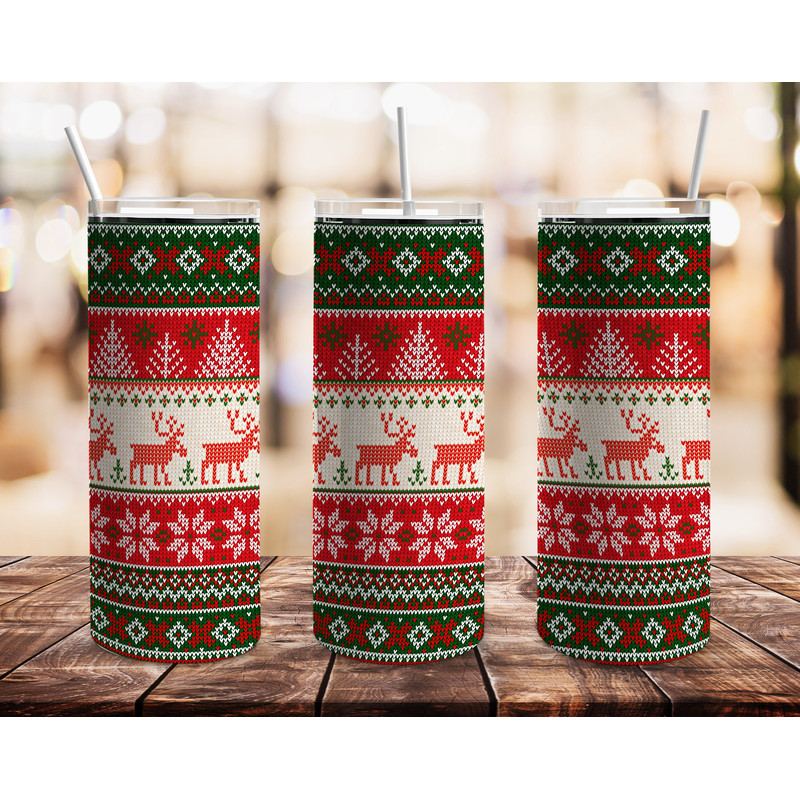 Christmas Sweaterr Tumbler, Christmas Sweaterr Skinny Tumbler.png