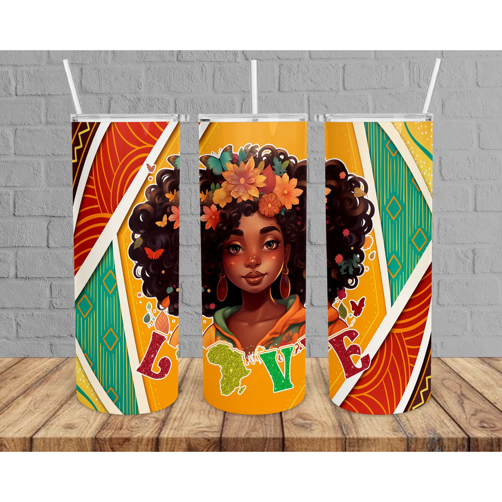 Juneteenth Qeen Tumbler,Juneteenth Qeen Skinny Tumbler,Kid Movie Tumbler.png