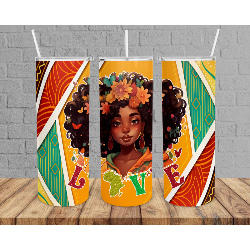 Juneteenth Qeen Tumbler,Juneteenth Qeen Skinny Tumbler,Kid Movie Tumbler.png