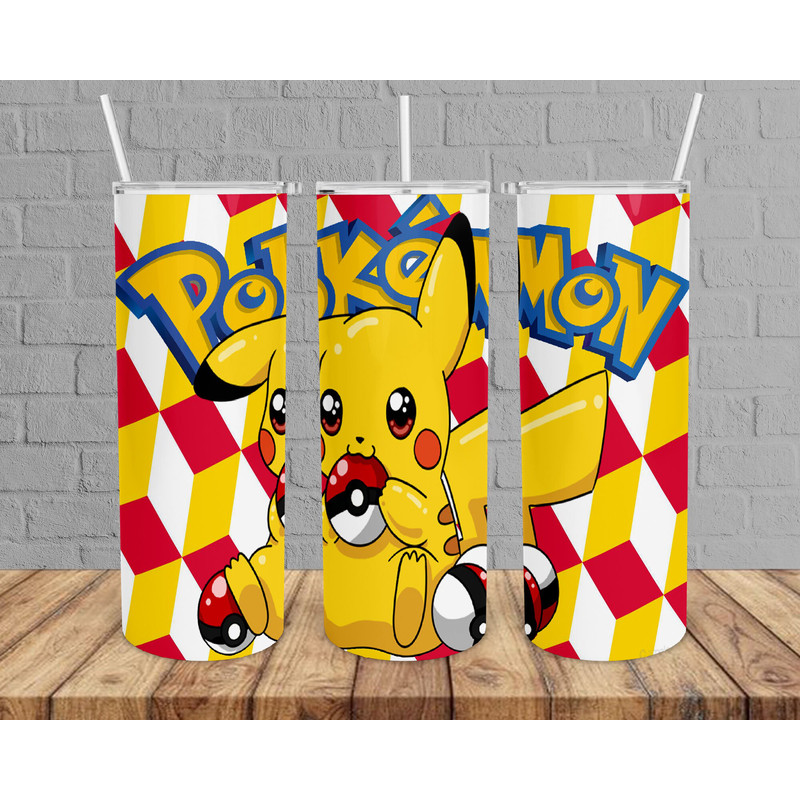 Kids Cartoon Pokemon Tumbler,Kids Cartoon Pokemon Skinny Tumbler,Kid Movie Tumbler.png