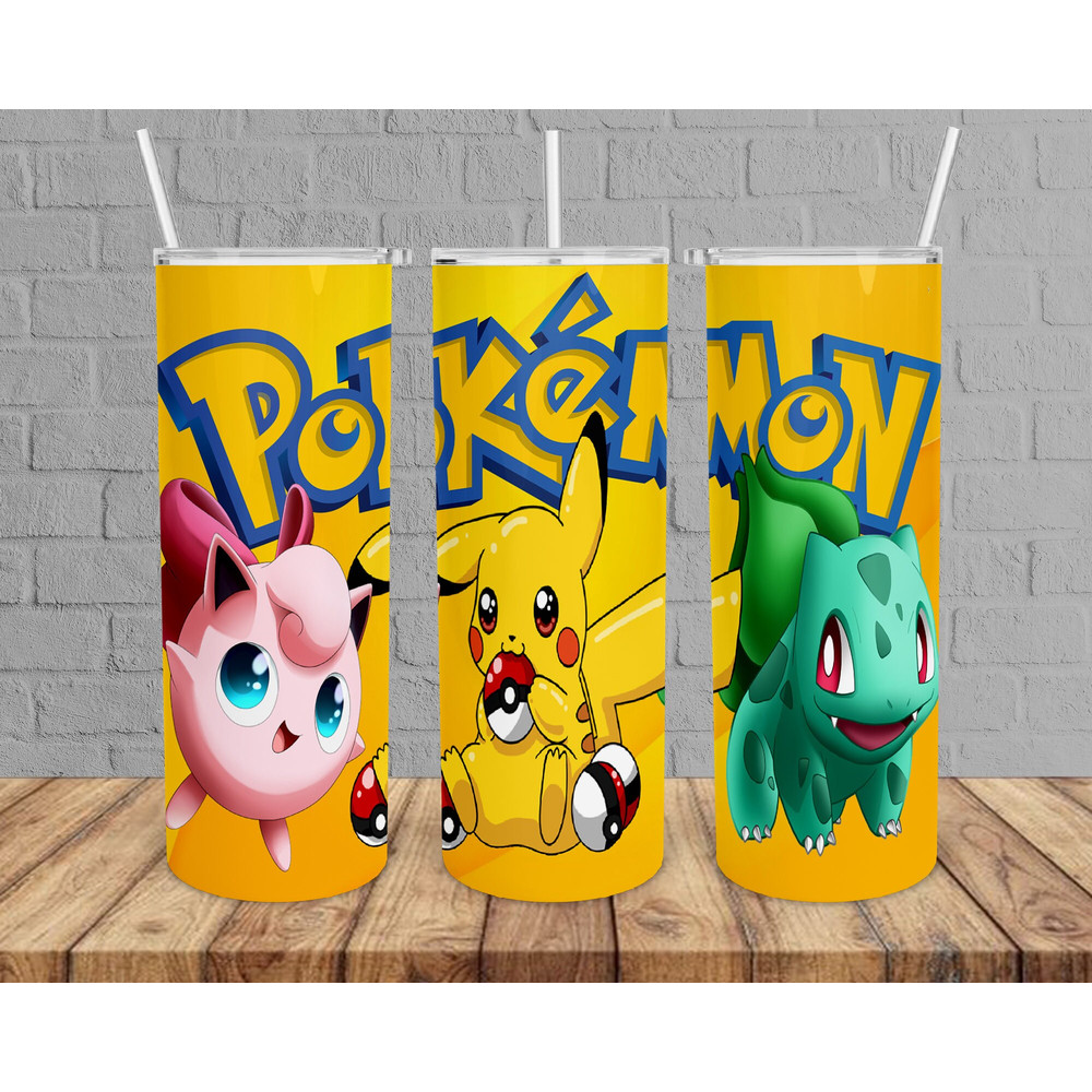 Kids Cartoon Pokemon Go Tumbler,Kids Cartoon Pokemon Go Skinny Tumbler,Kid Movie Tumbler.png