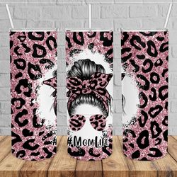 pink leopard mom tumbler,pink leopard mom skinny tumbler,kid movie tumbler