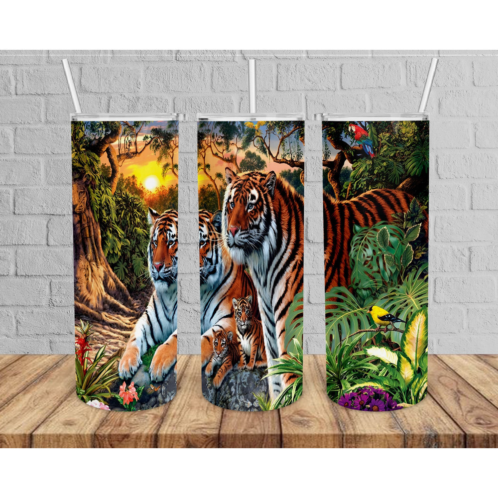 Real Colorful Tiger Tumbler,Real Colorful Tiger Skinny Tumbler,Kid Movie Tumbler.png