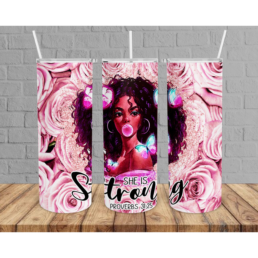 She Is Strong Tumbler,She Is Strong Skinny Tumbler,Kid Movie Tumbler.png