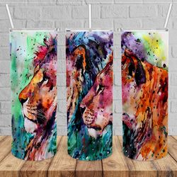 water colorful lion king tumbler,water colorful lion king skinny tumbler,kid movie tumbler