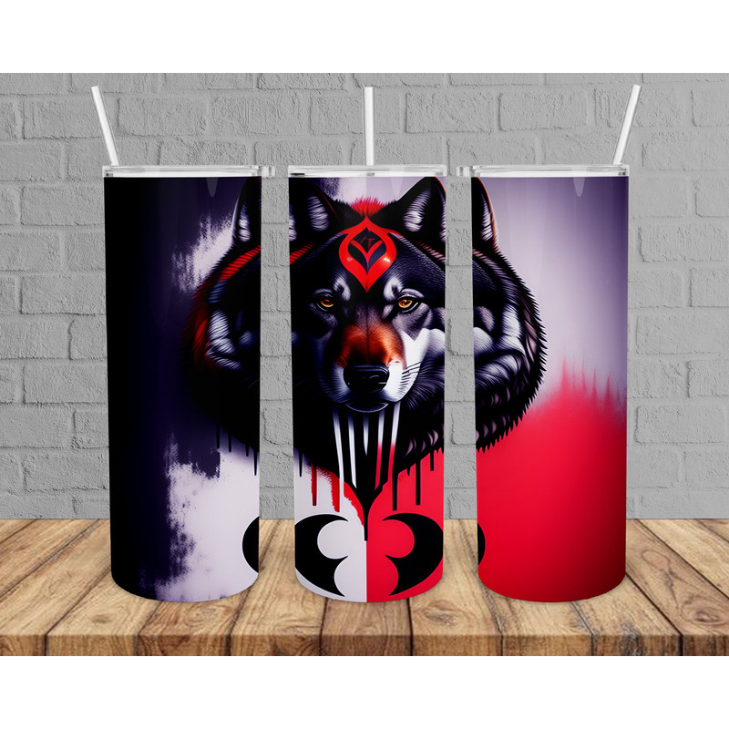 Wolf Tumbler,Wolf Skinny Tumbler,Kid Movie Tumbler.png