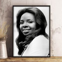 gladys knight poster, legendary voicemusic poster, soul music poster, singer poster, wall art, wall decor, prints