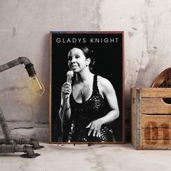 gladys knight poster, timeless talentmusic poster, soul music poster, singer poster, wall art, wall decor, prints