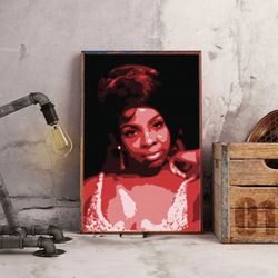 gladys knight poster, vocal powerhousemusic poster, soul music poster, singer poster, wall art, wall decor, prints