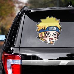 naruto sticker, manga decal, anime decal, manga sticker, naruto decal, anime sticker, uzumaki naruto decal