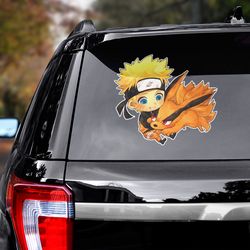 naruto sticker, manga decal, anime sticker, anime decal, naruto decal, manga sticker, uzumaki naruto decal