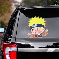manga decal, naruto sticker, anime sticker, anime decal, manga sticker, naruto decal, uzumaki naruto decal