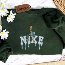 the weeknd music embroidered sweatshirt, music embroidered sweatshirt, musician embroidered crewneck