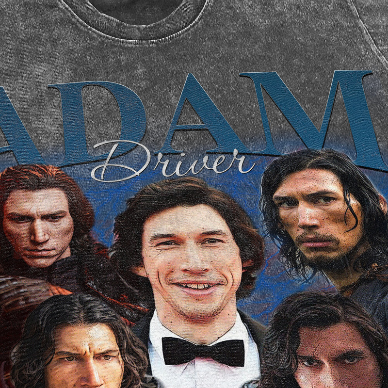 Adam Driver Vintage Washed Shirt, Actor Retro 90's Unisex T-Shirt, Fans Gift For Women, Homage Tee For Men - 3.jpg