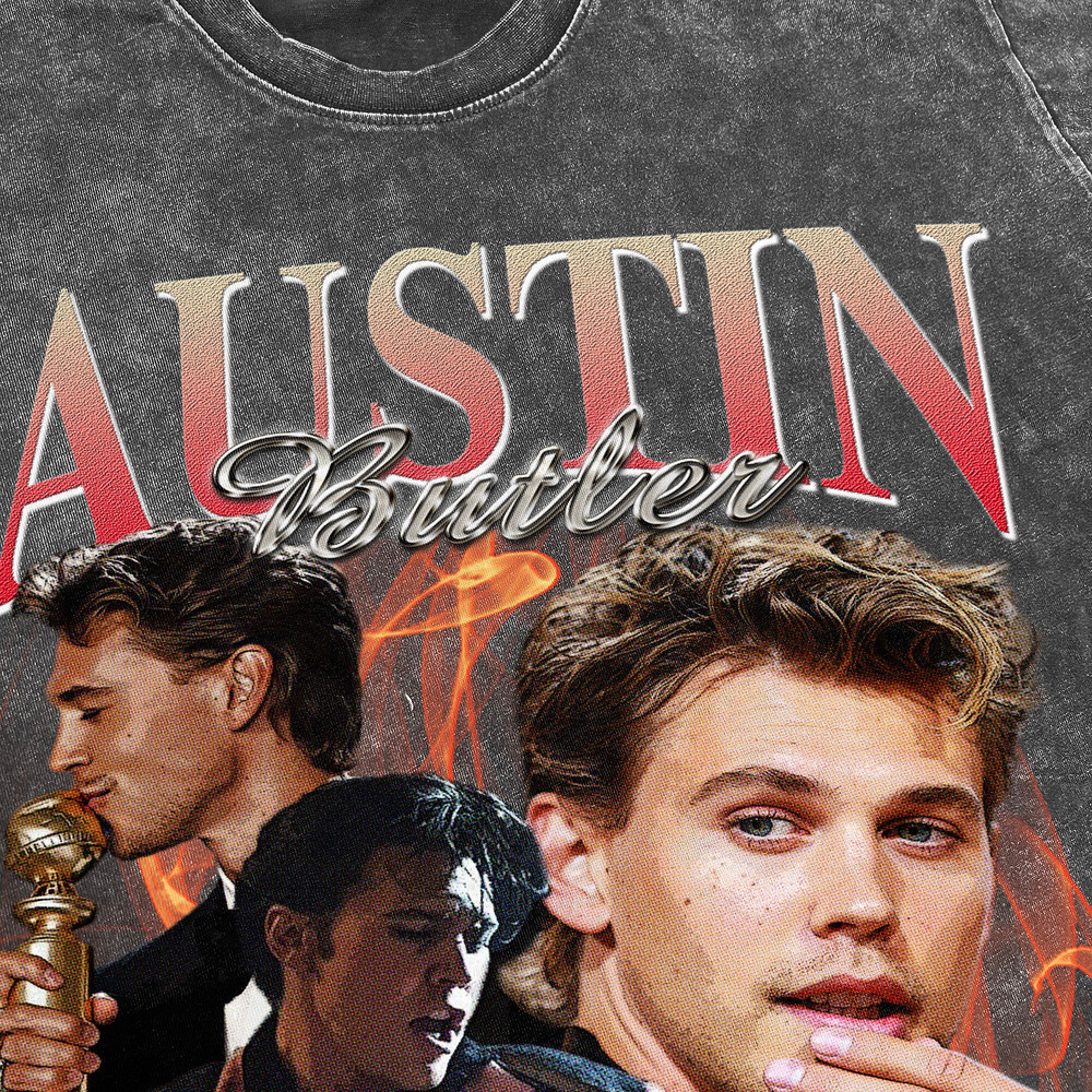Austin Butler Vintage Washed Shirt, Actor Retro 90's Unisex T-Shirt, Fans Gift For Women, Homage Tee For Men - 3.jpg