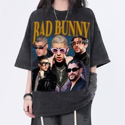 bad bunny benito antonio vintage washed shirt,hiphop