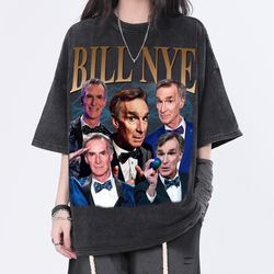 bill nye vintage washed shirt, presenter homage grap