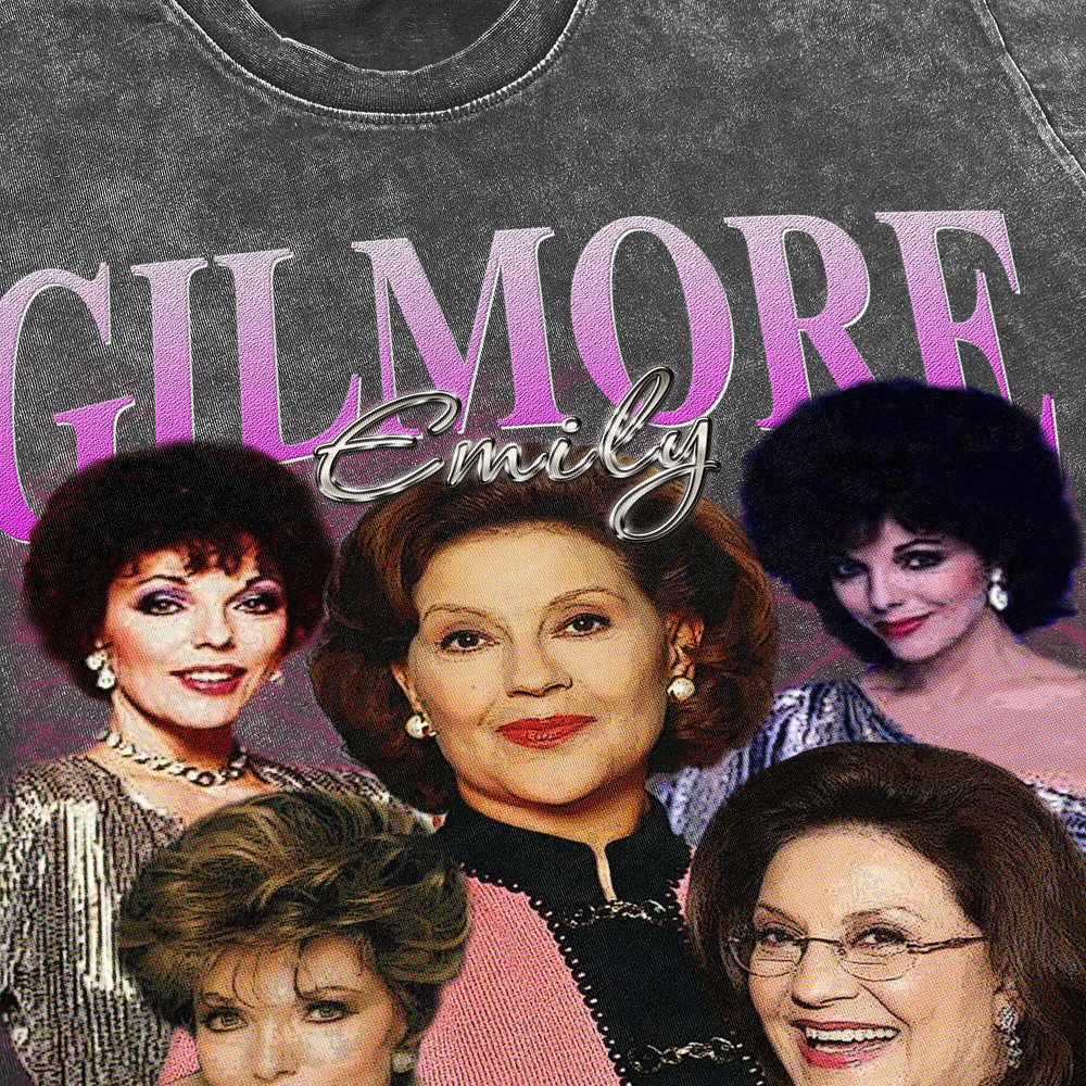 Emily Gilmore Vintage Washed Shirt, Actor Homage Graphic Unisex T-Shirt, Retro 90's Fans Tee Gift - 3.jpg
