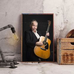 john prine poster, legendary lyricistmusic poster, country folk music poster, singer poster, wall art, wall decor