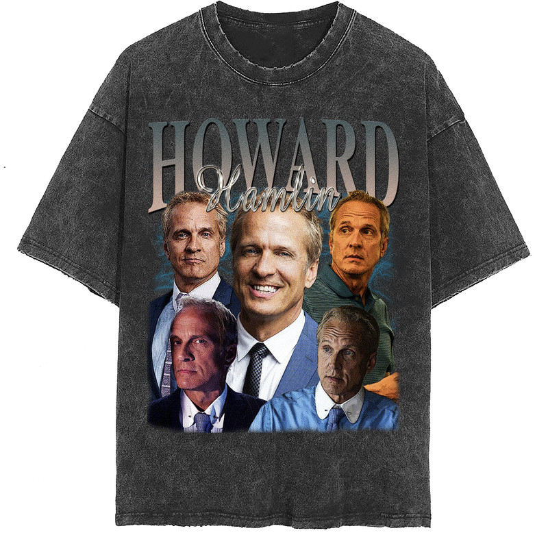 Howard Hamlin Vintage Washed Shirt, Actor Homage Graphic Unisex T-Shirt, Bootleg Retro 90's Fans Tee Gift - 2.jpg
