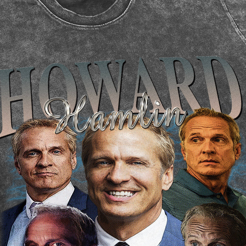 Howard Hamlin Vintage Washed Shirt, Actor Homage Graphic Unisex T-Shirt, Bootleg Retro 90's Fans Tee Gift - 3.jpg