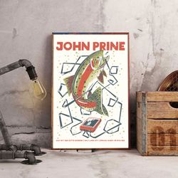 john prine poster, prine's legacymusic poster, country folk music poster, singer poster, wall art, wall decor, prints