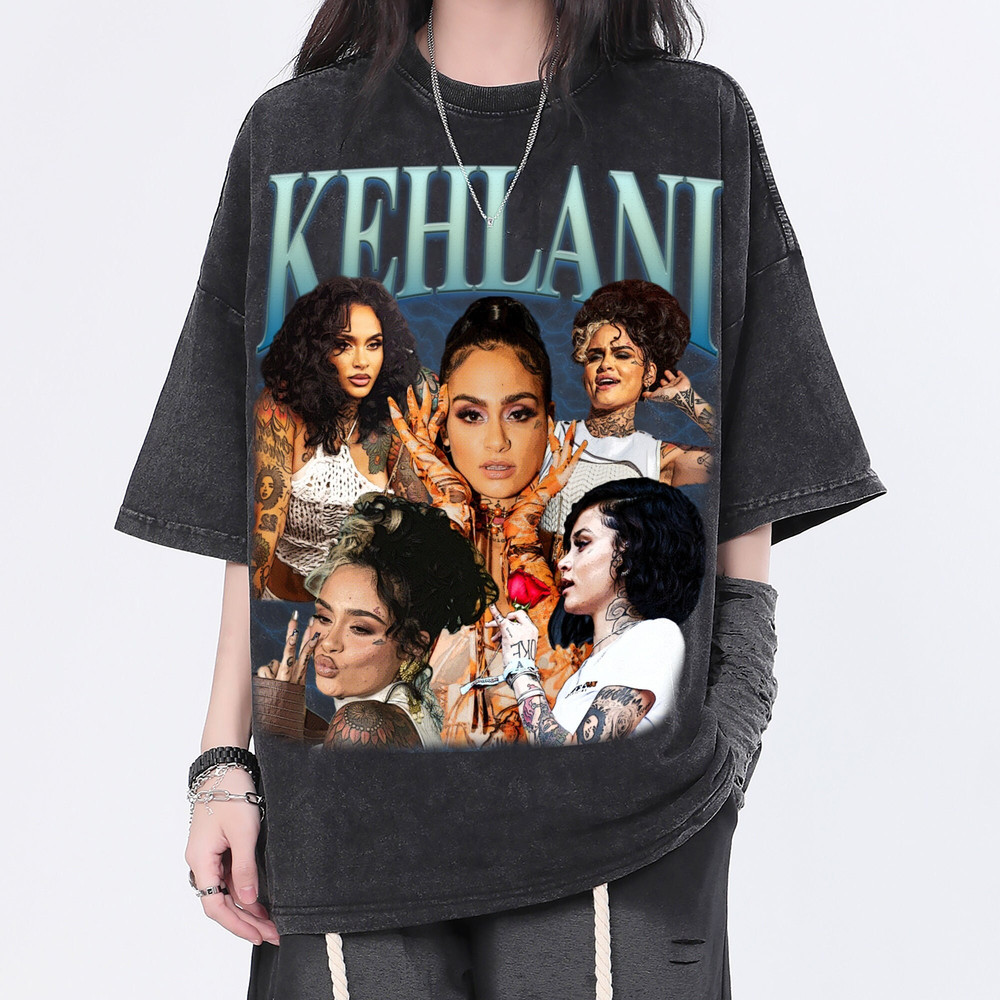 Kehlani Vintage Washed Shirt,Hiphop Rapper Homage Graphic Unisex T-Shirt, Bootleg Retro 90's Fans Tee Gift - 1.jpg
