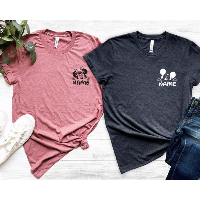 Custom Disney Family T-shirt, Disney T-shirts, Mickey Shirts, Minnie T-shirt, Disneyworld Tee, Family Disney T-shirt, Unisex Shirts - 1.jpg