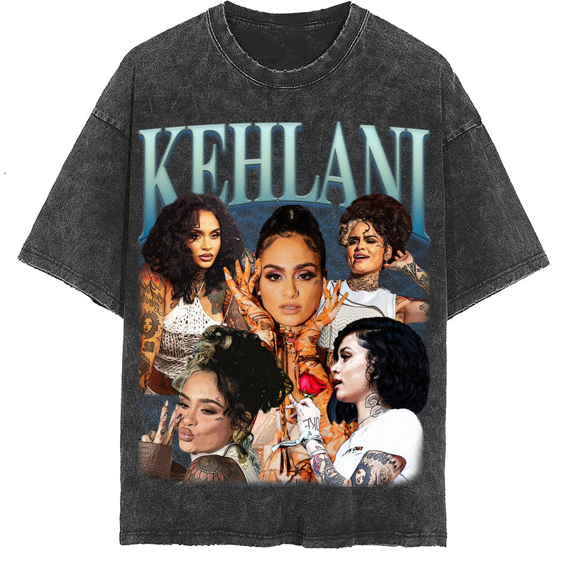 Kehlani Vintage Washed Shirt,Hiphop Rapper Homage Graphic Unisex T-Shirt, Bootleg Retro 90's Fans Tee Gift - 2.jpg